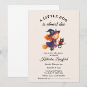 Niedlicher Engel auf der Halloween-Kinderdusche Einladung (Vorne/Hinten)