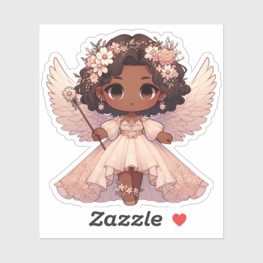 niedlicher Engel Aufkleber (Blatt)