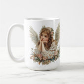 Niedlicher Engel / Cherub / Guardian Angel Kaffeetasse (Links)