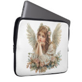 Niedlicher Engel / Cherub / Guardian Angel Laptopschutzhülle (Vorne Rechts)