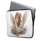 Niedlicher Engel / Cherub / Guardian Angel Laptopschutzhülle (Vorderseite Links)