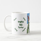 Niedlicher Englisch-Stier-Terrier Kaffeetasse (Links)