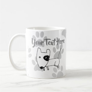 Niedlicher englischer Bull Terrier Kaffeetasse