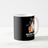 Niedlicher englischer Bulldog Anatomie Hund Lover  Kaffeetasse (VorderseiteRechts)