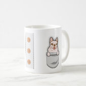 Niedlicher englischer Bulldog für Dog Lover Dog Tr Kaffeetasse (VorderseiteRechts)