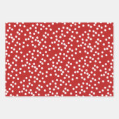 Niedlicher englischer Bulldog & Red Strip Weihnach Geschenkpapier Set (Vorderseite 2)