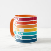 Niedlicher Entwurfsausdrucktext für Muttertag Tasse (Vorderseite Links)