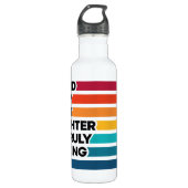 Niedlicher Entwurfstext für den Muttertag Edelstahlflasche (Vorderseite)