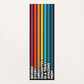 Niedlicher Entwurfstext für den Muttertag Yogamatte (Vorderseite)