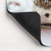 niedlicher entzückender Baby-Igel Mousepad (Ecke)