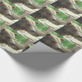 Niedlicher entzückender geschenkpapier (Ecke)