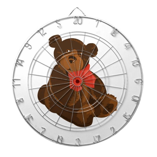 NIEDLICHER ENTZÜCKENDER TEDDY-BÄR DARTSCHEIBE (vorne)