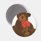 NIEDLICHER ENTZÜCKENDER TEDDY-BÄR MAGNET (Vorderseite/Rückseite)