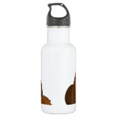 NIEDLICHER ENTZÜCKENDER TEDDY-BÄR TRINKFLASCHE (Rückseite)