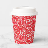 niedlicher Erdbeerfelsen Pappbecher (Rückseite)