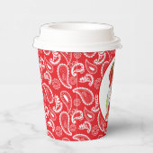 niedlicher Erdbeerfelsen Pappbecher (Rechts)