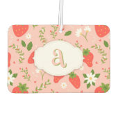 Niedlicher Erdbeertypenluftkühler Autolufterfrischer (Rückseite)