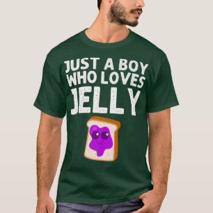 Niedlicher Erdnussbutter und Gelee-Art für Jungen T-Shirt