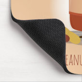 Niedlicher Erdnussbutterfass| Mousepad (Ecke)