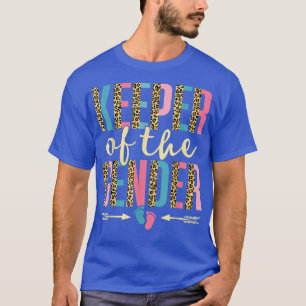 Niedlicher Erhalt der Gender Leopard Gender Reveal T-Shirt