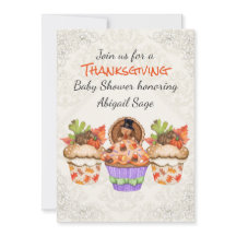 Niedlicher Erntedank Cupcakes Kinderdusche Einladu