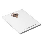 Niedlicher Erntedank der Türkei Notizblock (angewinkelt)