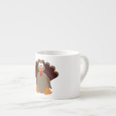 Niedlicher Erntedank die Türkei Espressotasse (Vorderseite Rechts)