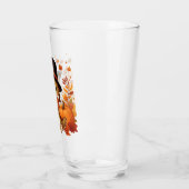Niedlicher Erntedank Dinosaurier Glas (Links)