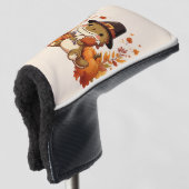 Niedlicher Erntedank Dinosaurier Golf Headcover (3/4 Vorderseite)