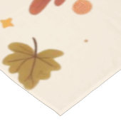 Niedlicher Erntedank Dinosaurier Tischdecke (Schrägansicht)