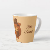 niedlicher Erntedank-Eichhörnchen Milchtasse (Rechte Ecke)