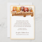 Niedlicher Erntedank Einladung (Vorderseite)