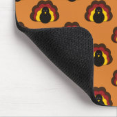 Niedlicher Erntedank Fall Türkei Muster Mousepad (Ecke)