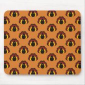 Niedlicher Erntedank Fall Türkei Muster Mousepad (Vorne)