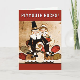 Niedlicher Erntedank Feiertagskarte