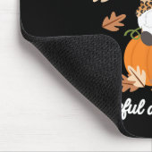Niedlicher Erntedank Gnome Leopard Gnomes Fall Pum Mousepad (Ecke)