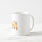 Niedlicher Erntedank Herbst dicker Oberschenkel un Kaffeetasse (VorderseiteRechts)
