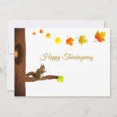 Niedlicher Erntedank Karte (Vorderseite)