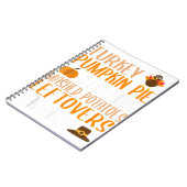 Niedlicher Erntedank Notizblock (Linke Seite)