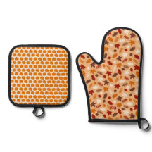 Niedlicher Erntedank Oven Mitt & Pot Holder SE