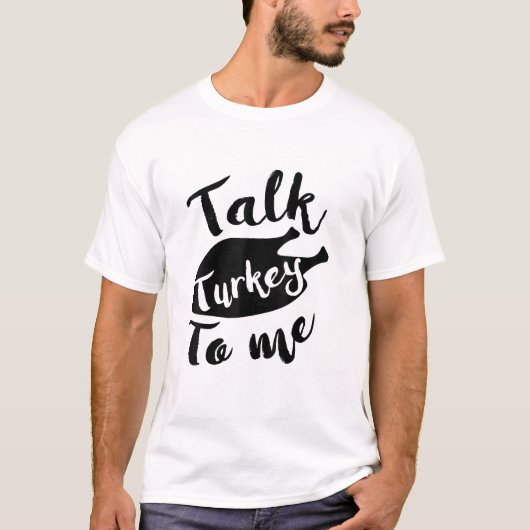 Niedlicher Erntedank sprechen Türkei mit mir Shirt (Vorderseite)