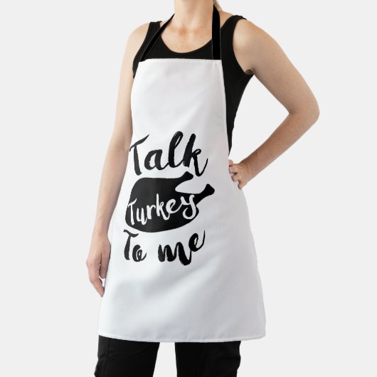 Niedlicher Erntedank sprechen Türkei mit mir Shirt Schürze (InSitu)