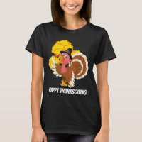 Niedlicher Erntedank Trukey-Add-Message-T - Shirt