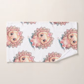 Niedlicher Erntedank Türkei Badhandtuch Set (Handtuch)