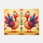 Niedlicher Erntedank Türkei Doormat Fußmatte (Vorderseite)