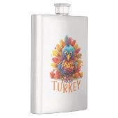 Niedlicher Erntedank Türkei Flachmann (Rechts)