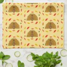 Niedlicher Erntedank Türkei Herbstlaube Muster Thr