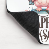 Niedlicher Erntedank Türkei Mousepad (Ecke)