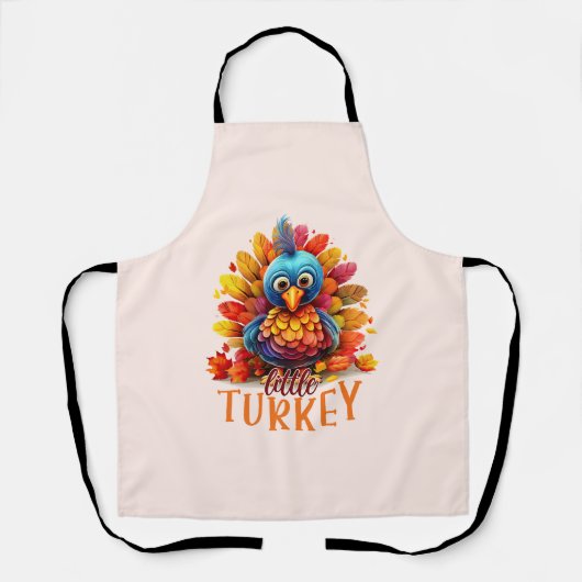 Niedlicher Erntedank Türkei Schürze (Vorderseite)