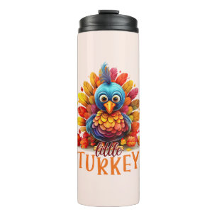 Niedlicher Erntedank Türkei Thermosbecher